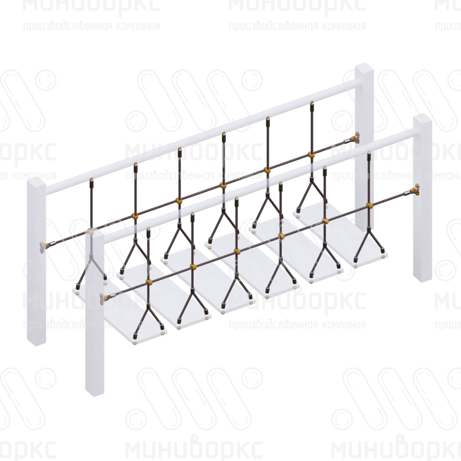 Канатные ограждения для мостиков – F-0200 купить в Ростове-на-Дону | Миниворкс | картинка 4