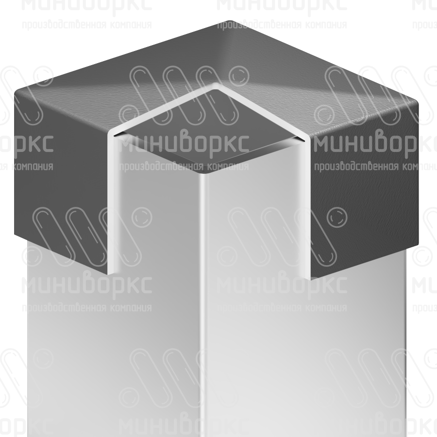 Заглушки квадратные для труб 45x45 – TXTQ45-BIANCO | картинка 4