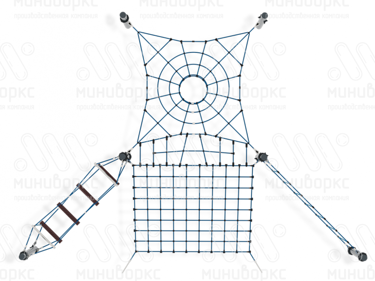 Канатные полосы препятствий – M-0003.20-61 | картинка 2