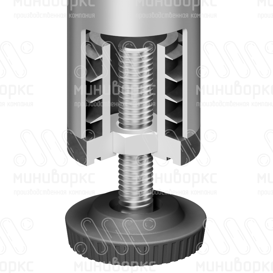 Регулируемые опоры m10x25 32 – 32М10-25ЧС | картинка 4