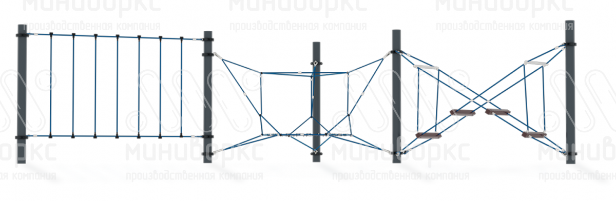 Канатные полосы препятствий – M-0001.20-g2 | картинка 3