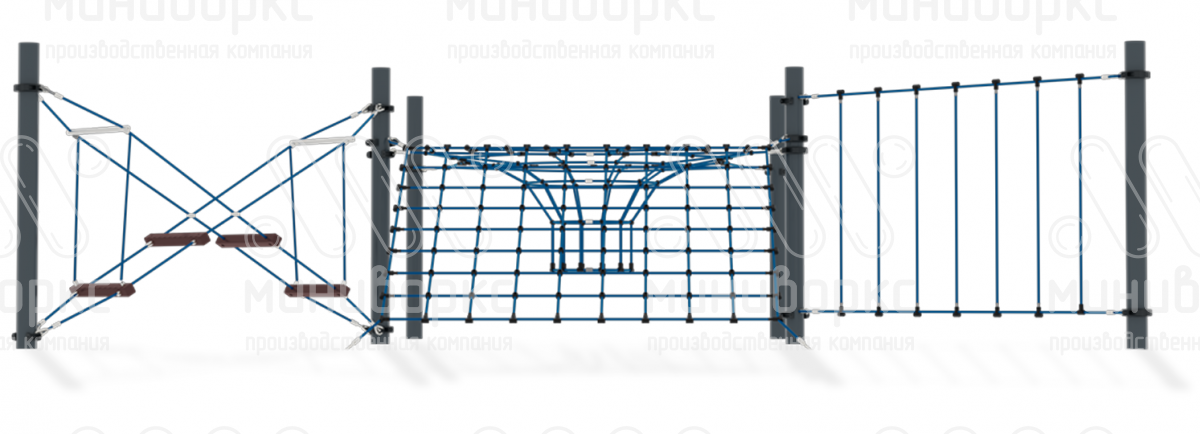 Канатные полосы препятствий – M-0003.20-g2 | картинка 3