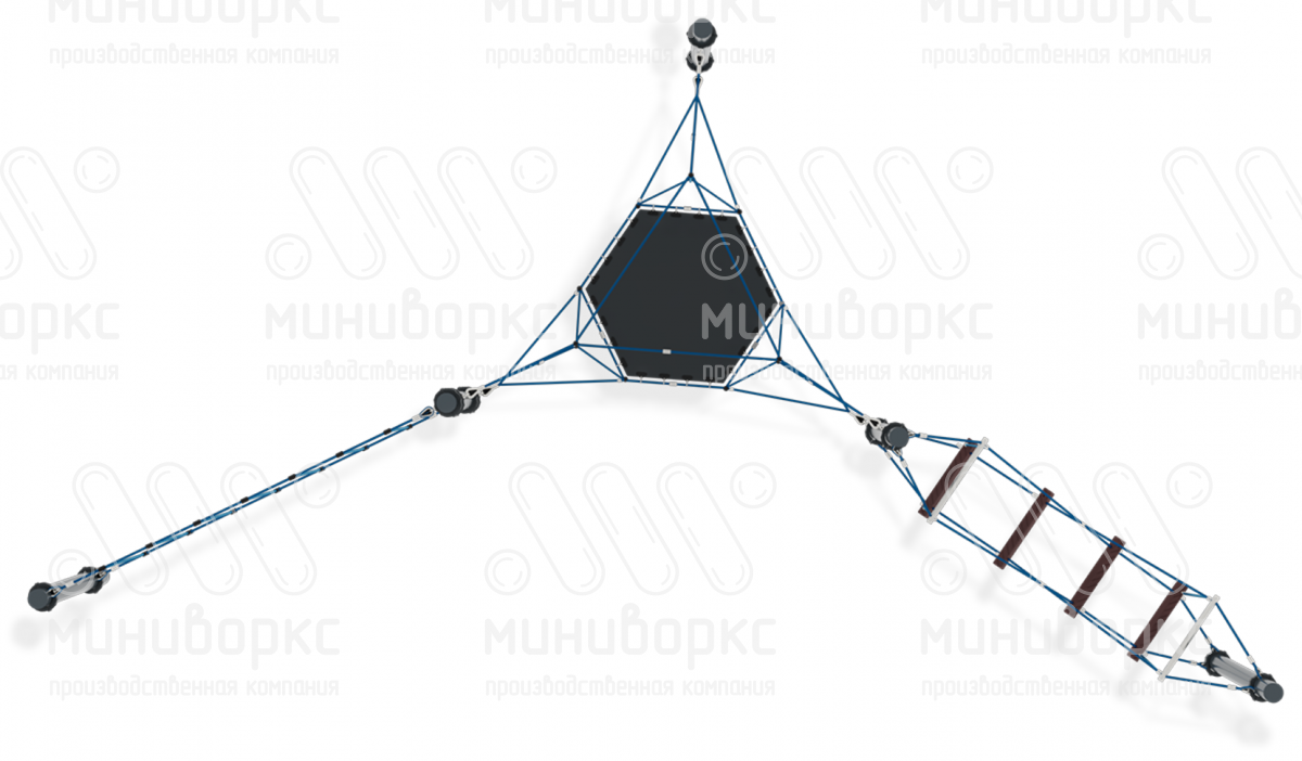 Канатные полосы препятствий – M-0001.20-3w | картинка 2